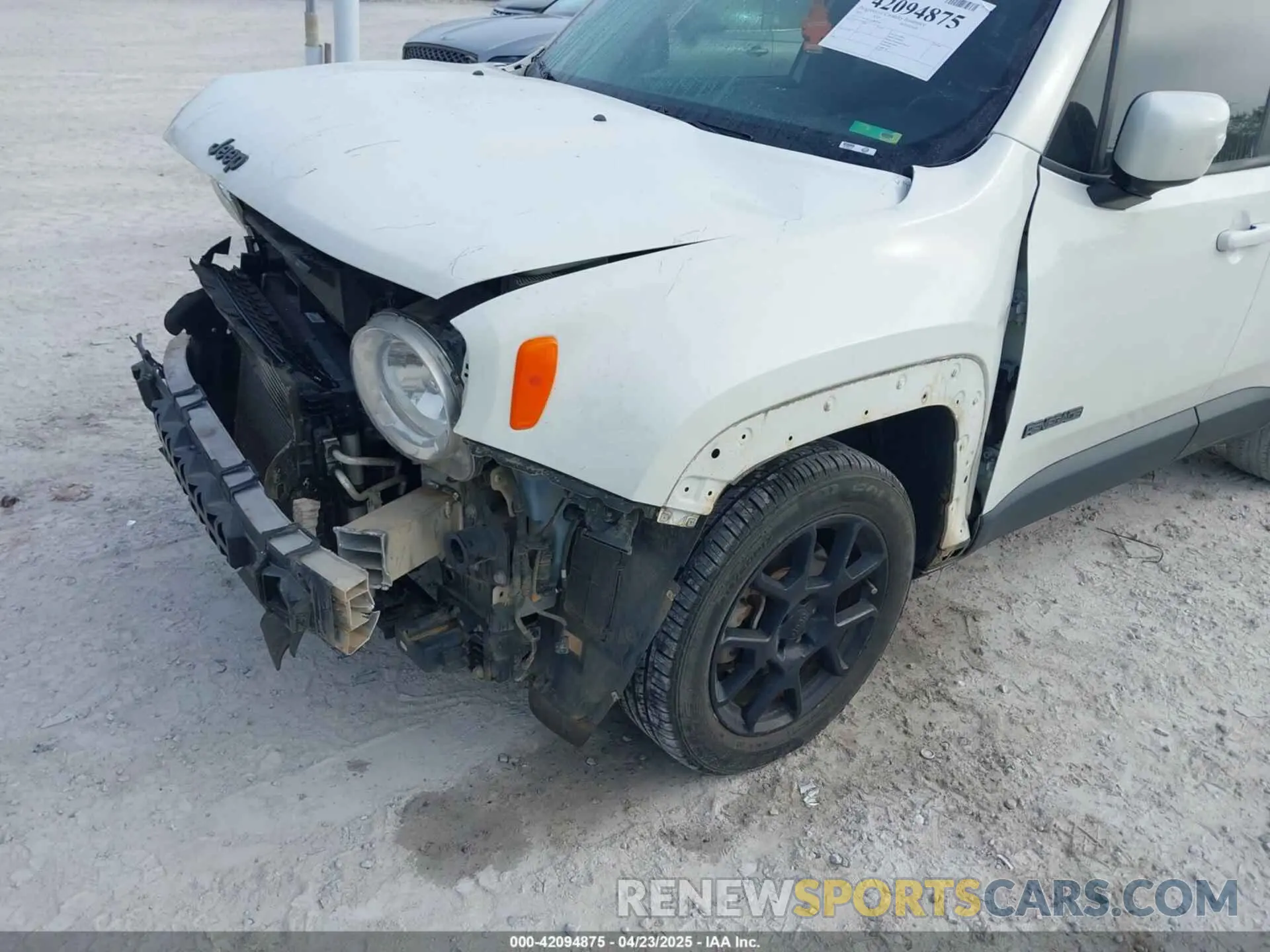 6 Photograph of a damaged car ZACNJABB5KPK23491 JEEP RENEGADE 2019