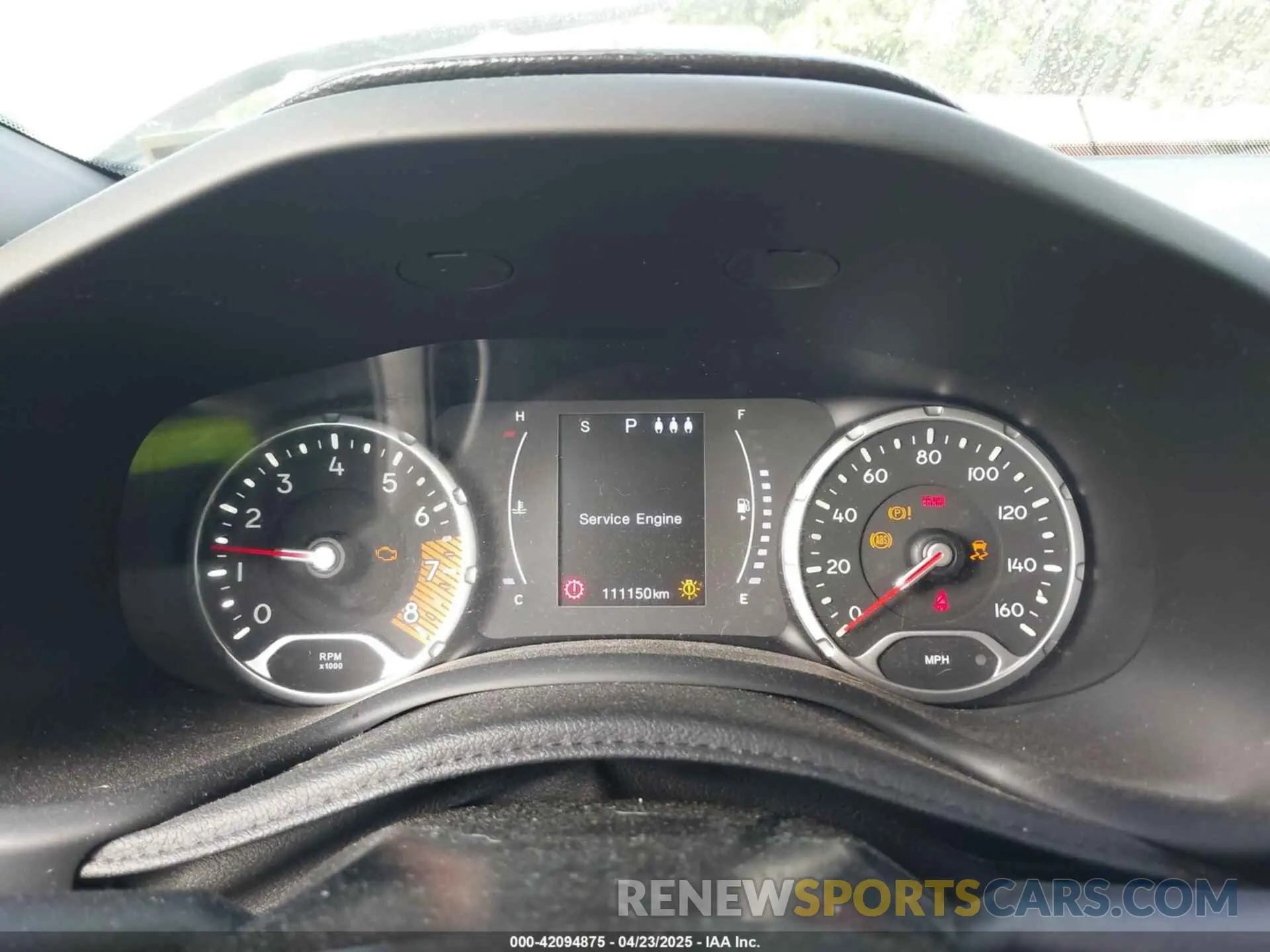 7 Photograph of a damaged car ZACNJABB5KPK23491 JEEP RENEGADE 2019