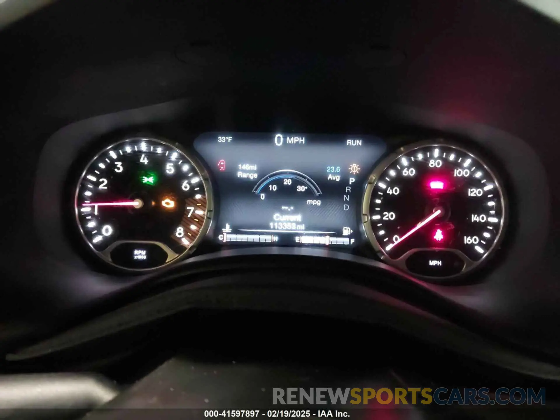 7 Photograph of a damaged car ZACNJABB6KPJ93773 JEEP RENEGADE 2019
