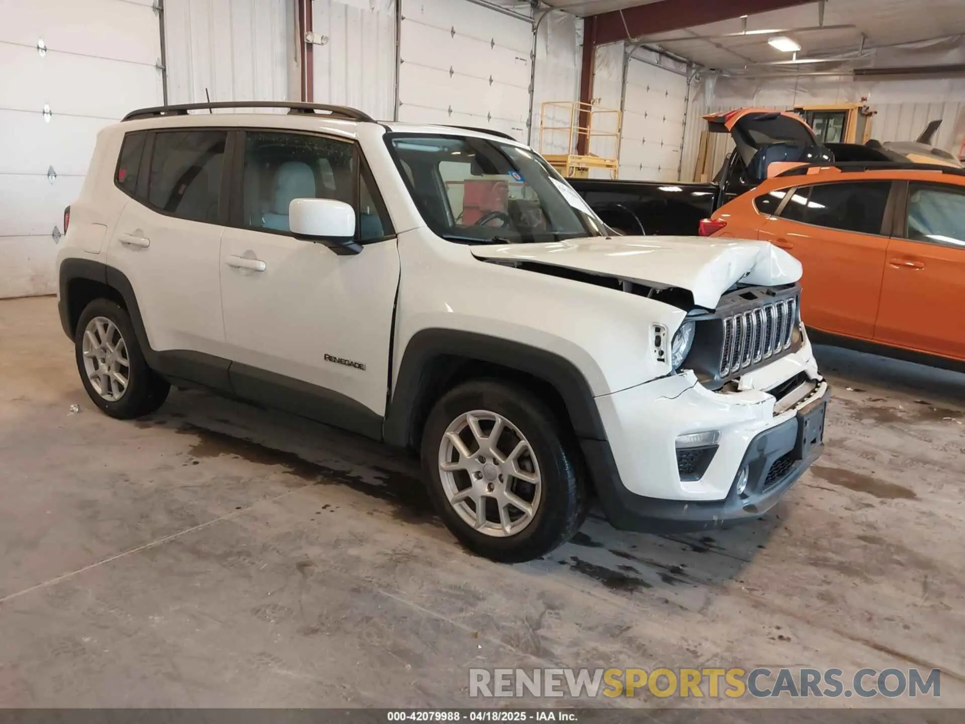 1 Photograph of a damaged car ZACNJABB6KPK21894 JEEP RENEGADE 2019
