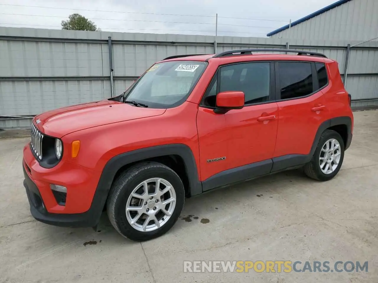 1 Photograph of a damaged car ZACNJABB6KPK52739 JEEP RENEGADE 2019