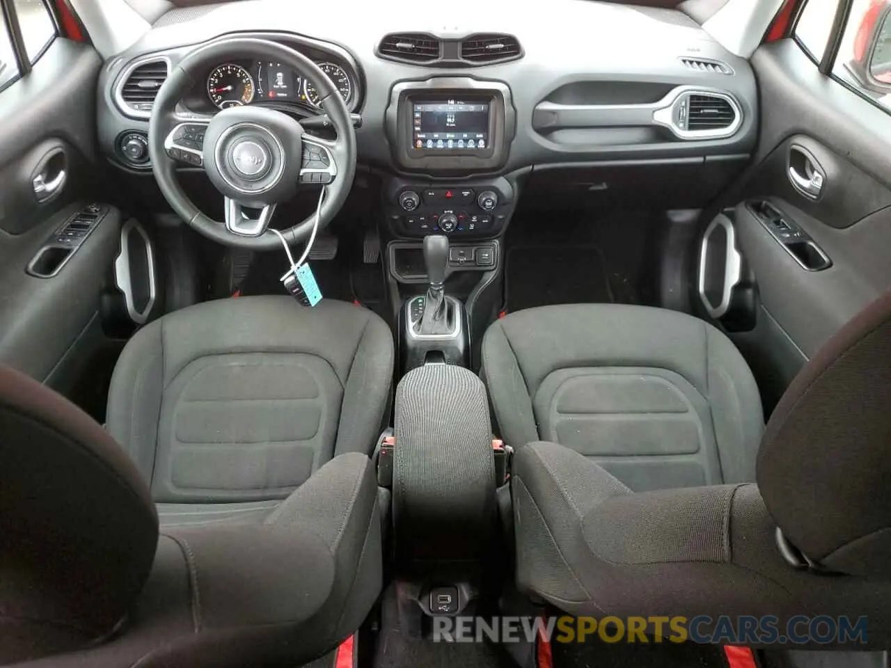 8 Photograph of a damaged car ZACNJABB6KPK52739 JEEP RENEGADE 2019