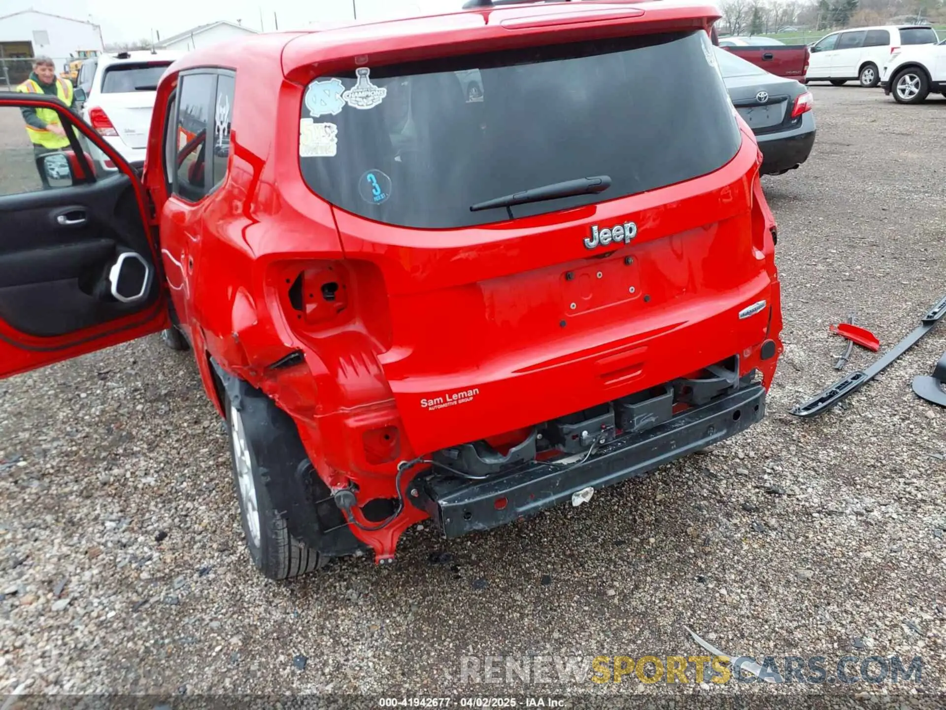 6 Photograph of a damaged car ZACNJABB7KPK32693 JEEP RENEGADE 2019