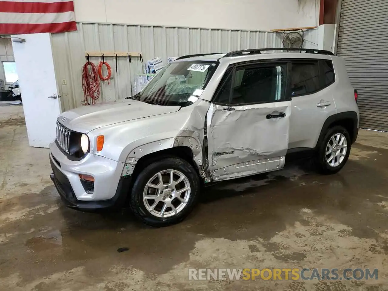 1 Photograph of a damaged car ZACNJABB7KPK76466 JEEP RENEGADE 2019