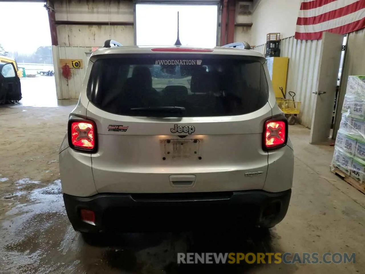6 Photograph of a damaged car ZACNJABB7KPK76466 JEEP RENEGADE 2019