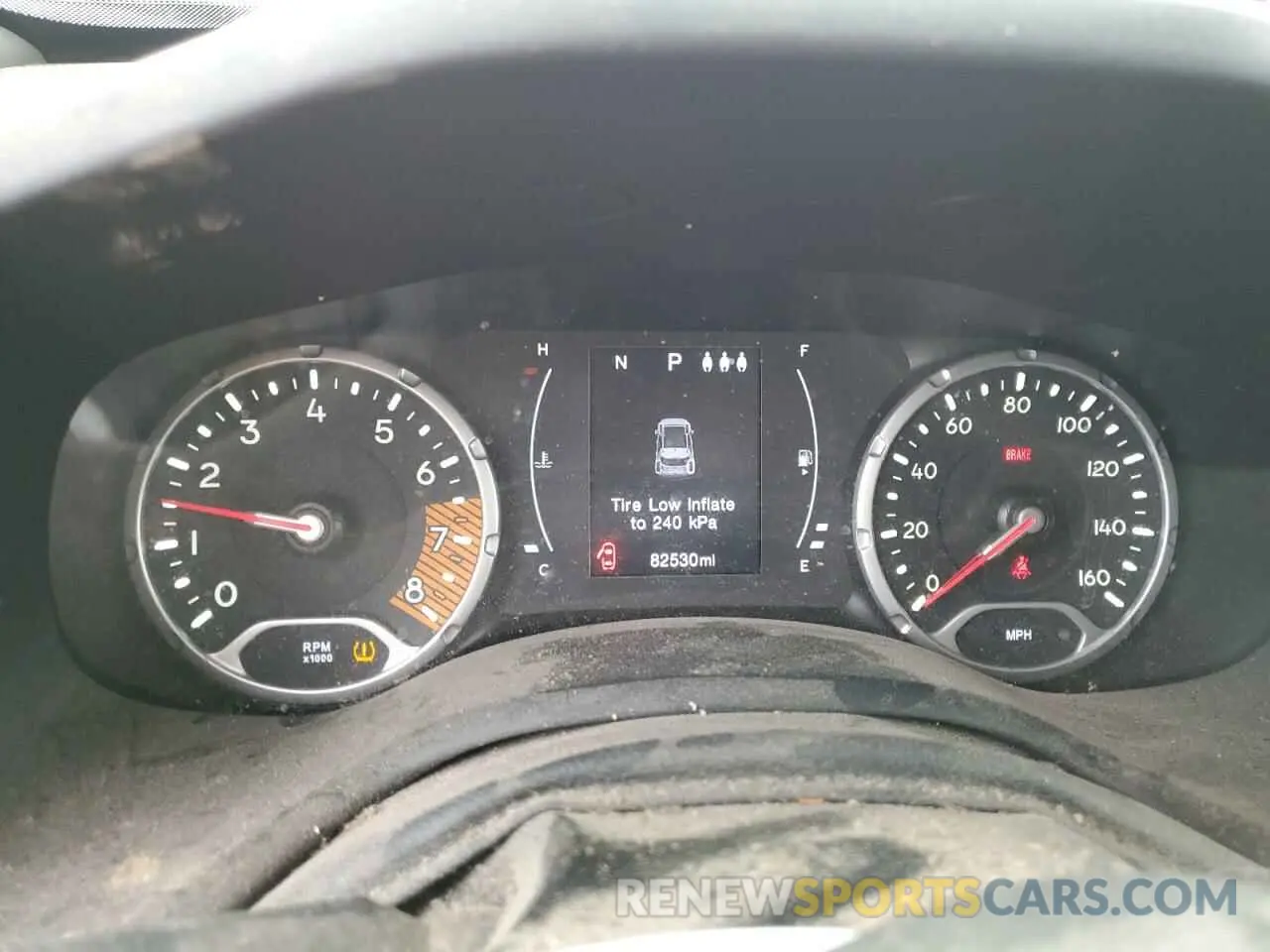 9 Photograph of a damaged car ZACNJABB7KPK76466 JEEP RENEGADE 2019