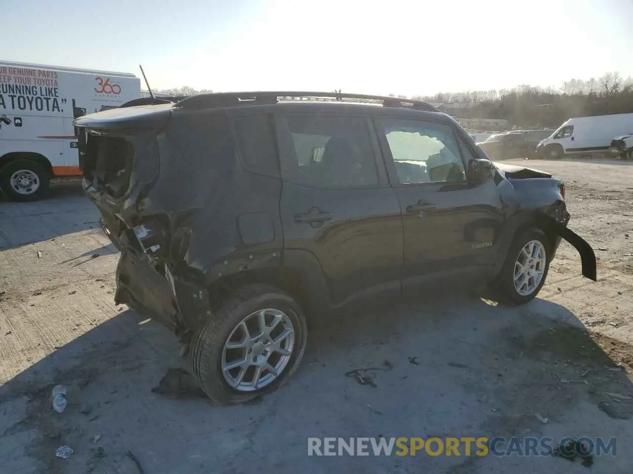 3 Photograph of a damaged car ZACNJABB7KPK81893 JEEP RENEGADE 2019