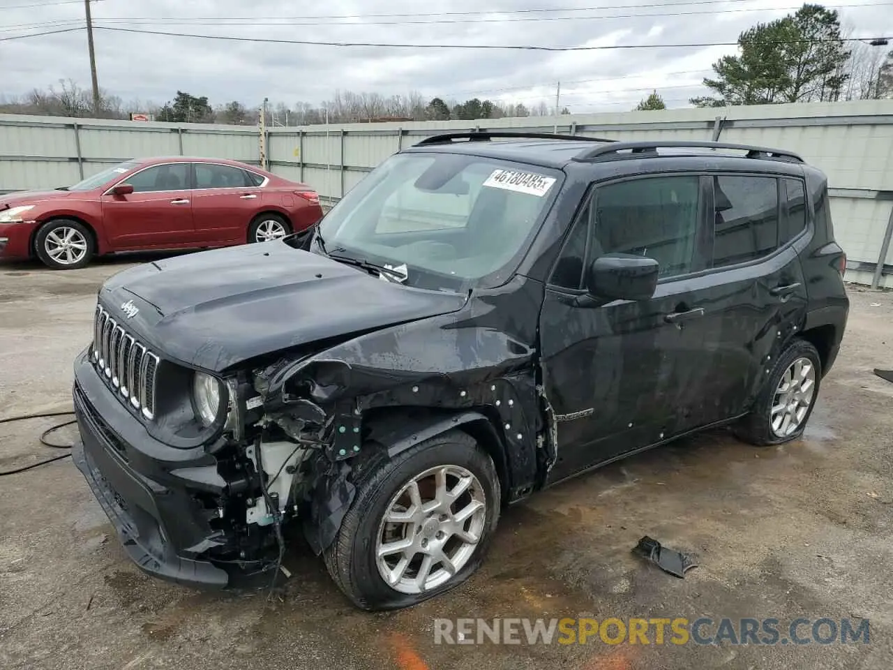 1 Photograph of a damaged car ZACNJABB7KPK87029 JEEP RENEGADE 2019