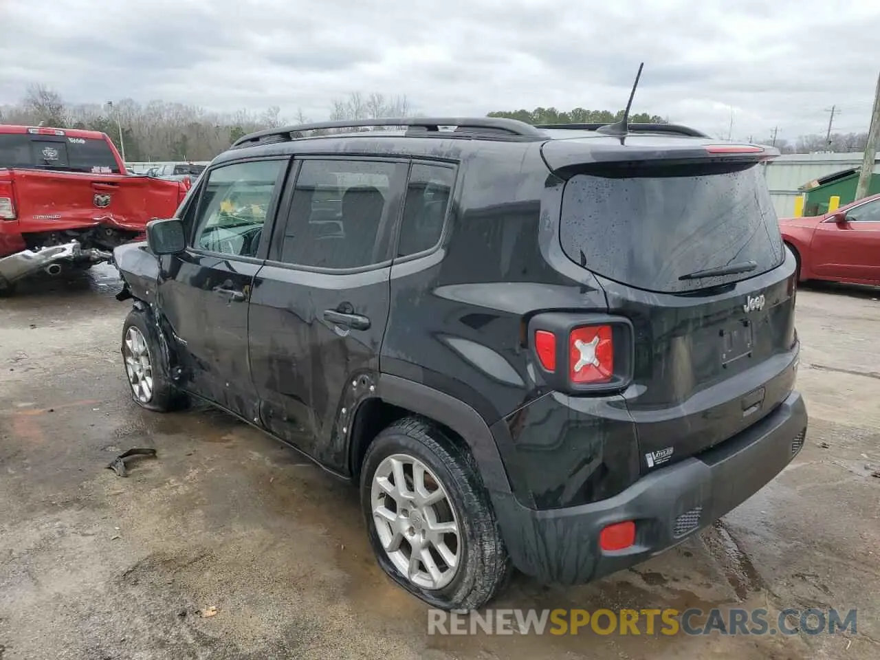 2 Photograph of a damaged car ZACNJABB7KPK87029 JEEP RENEGADE 2019