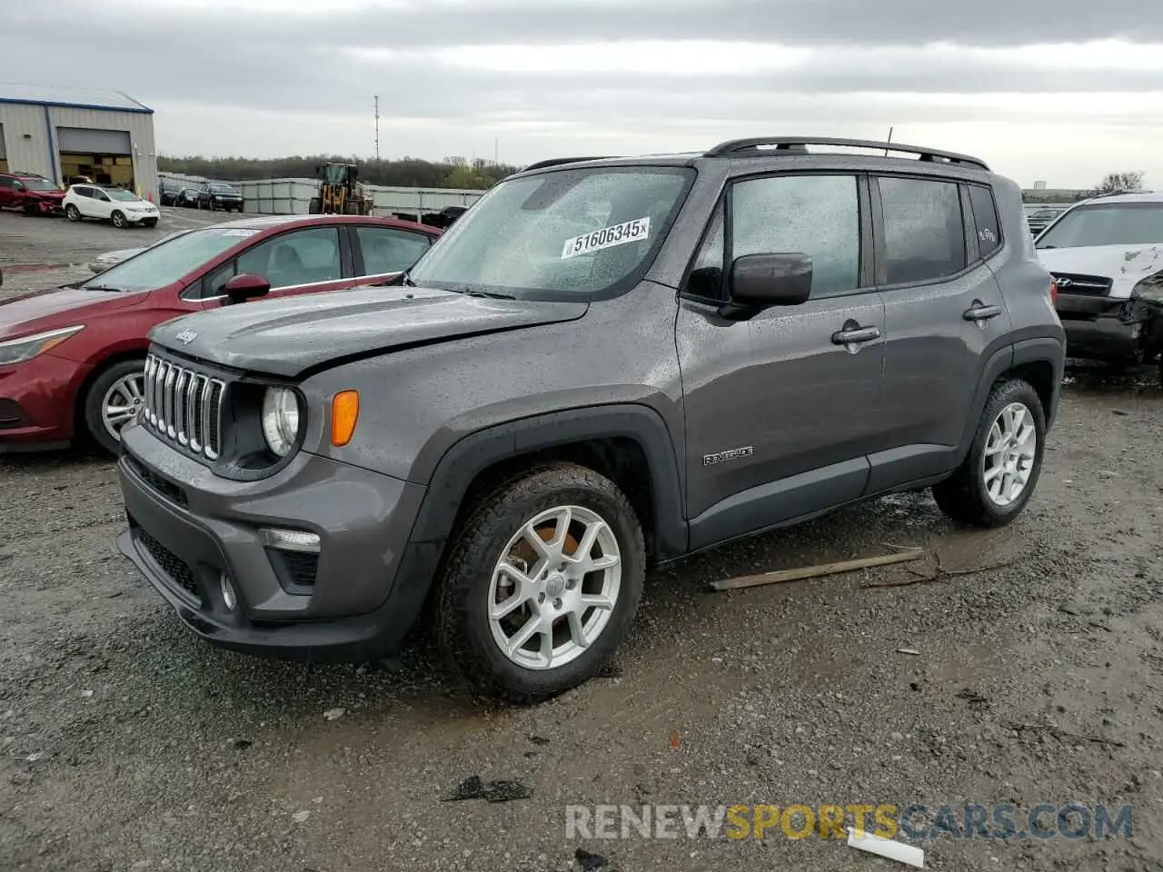 1 Photograph of a damaged car ZACNJABB7KPK90724 JEEP RENEGADE 2019