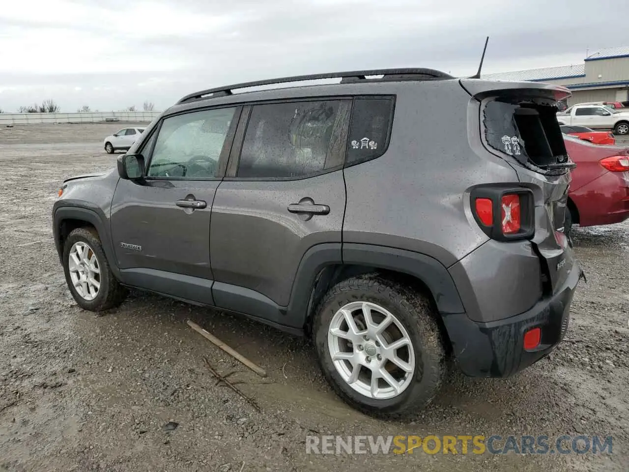2 Photograph of a damaged car ZACNJABB7KPK90724 JEEP RENEGADE 2019