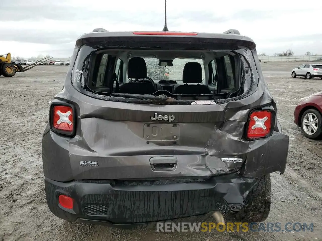 6 Photograph of a damaged car ZACNJABB7KPK90724 JEEP RENEGADE 2019
