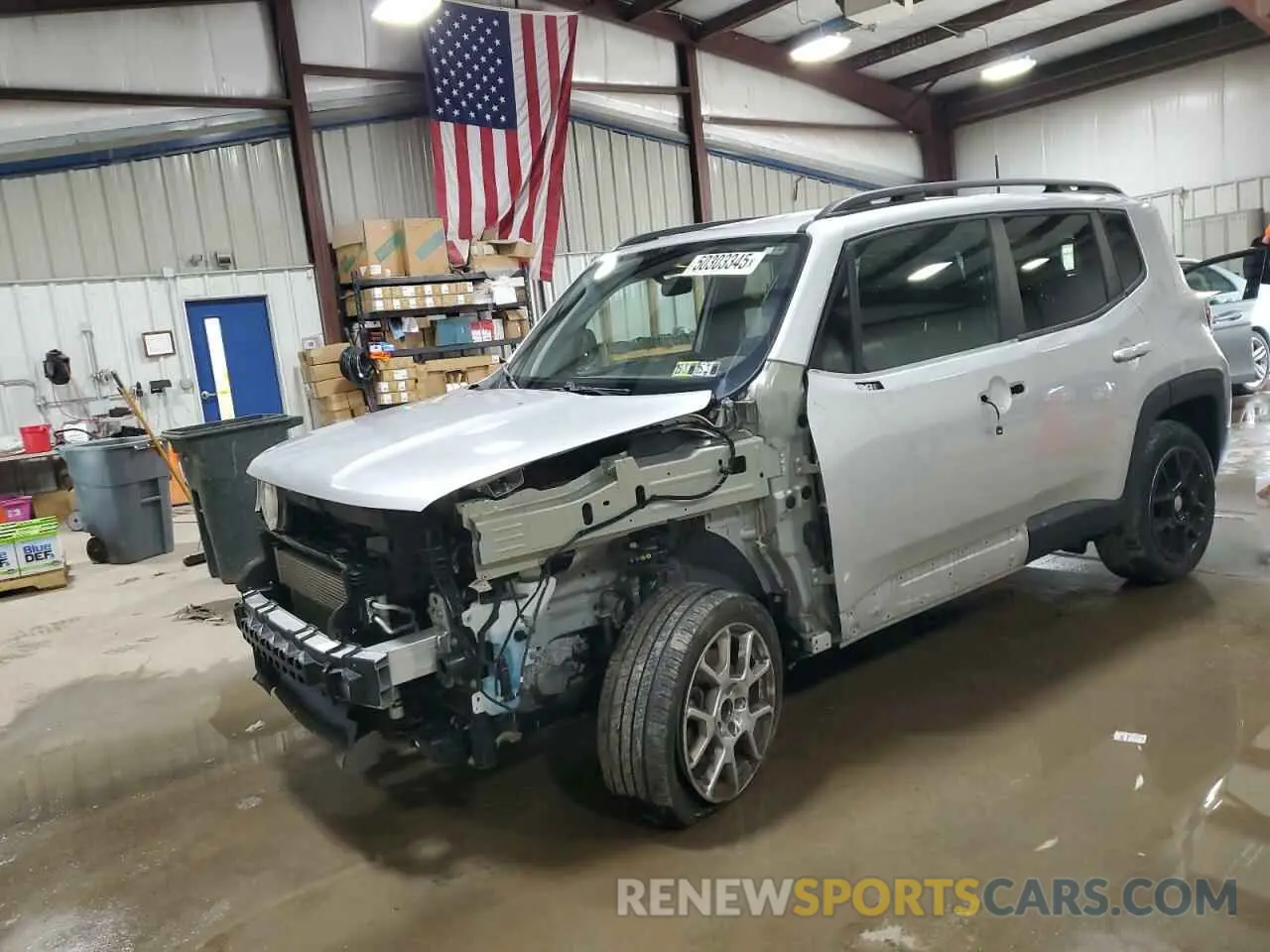 1 Photograph of a damaged car ZACNJBAB0KPJ97258 JEEP RENEGADE 2019