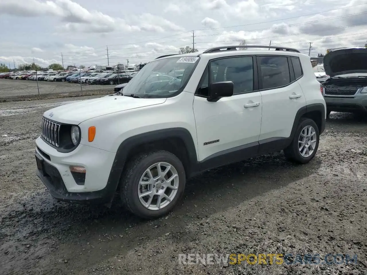 1 Photograph of a damaged car ZACNJBAB0KPK04130 JEEP RENEGADE 2019