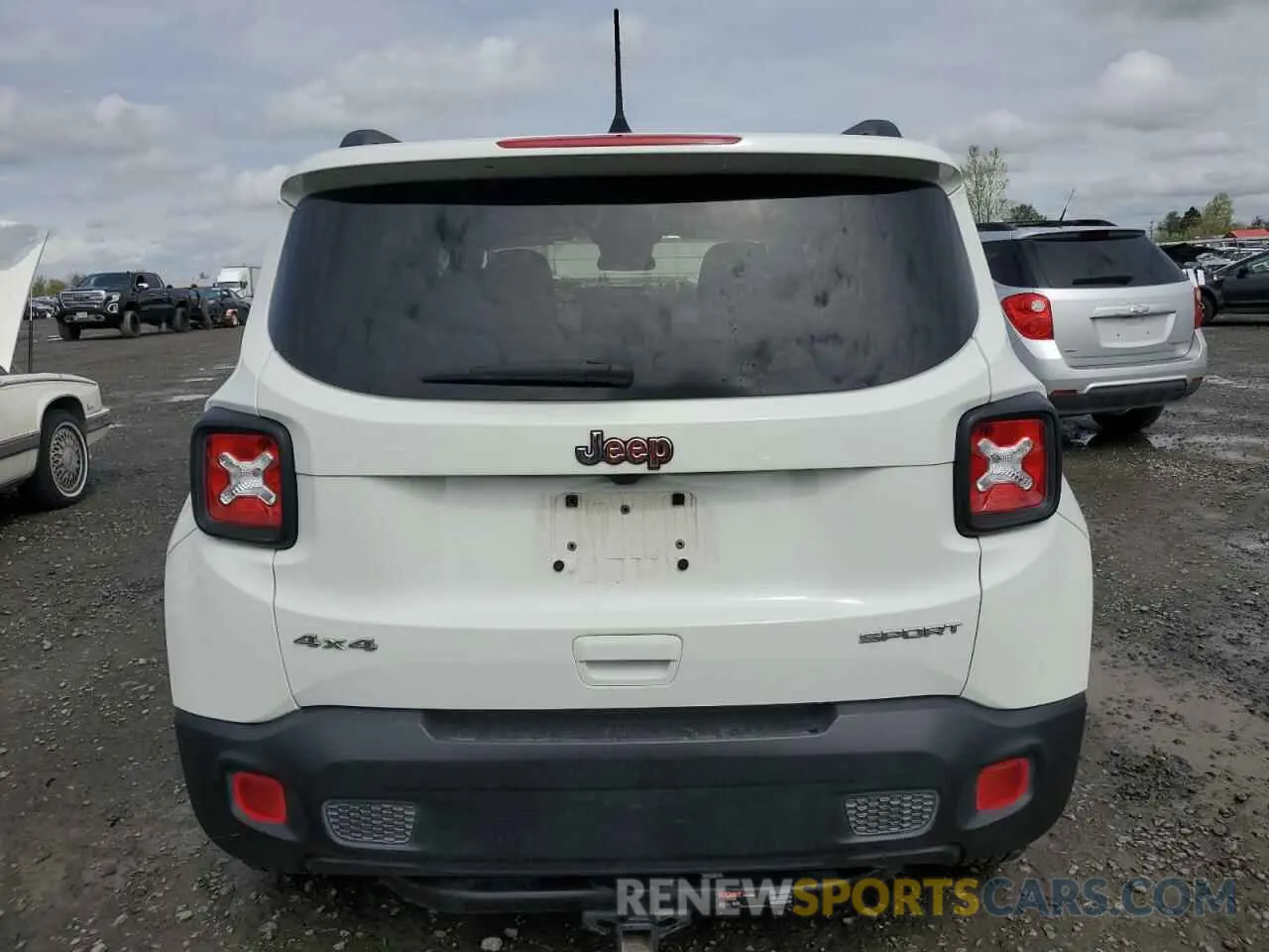 6 Photograph of a damaged car ZACNJBAB0KPK04130 JEEP RENEGADE 2019