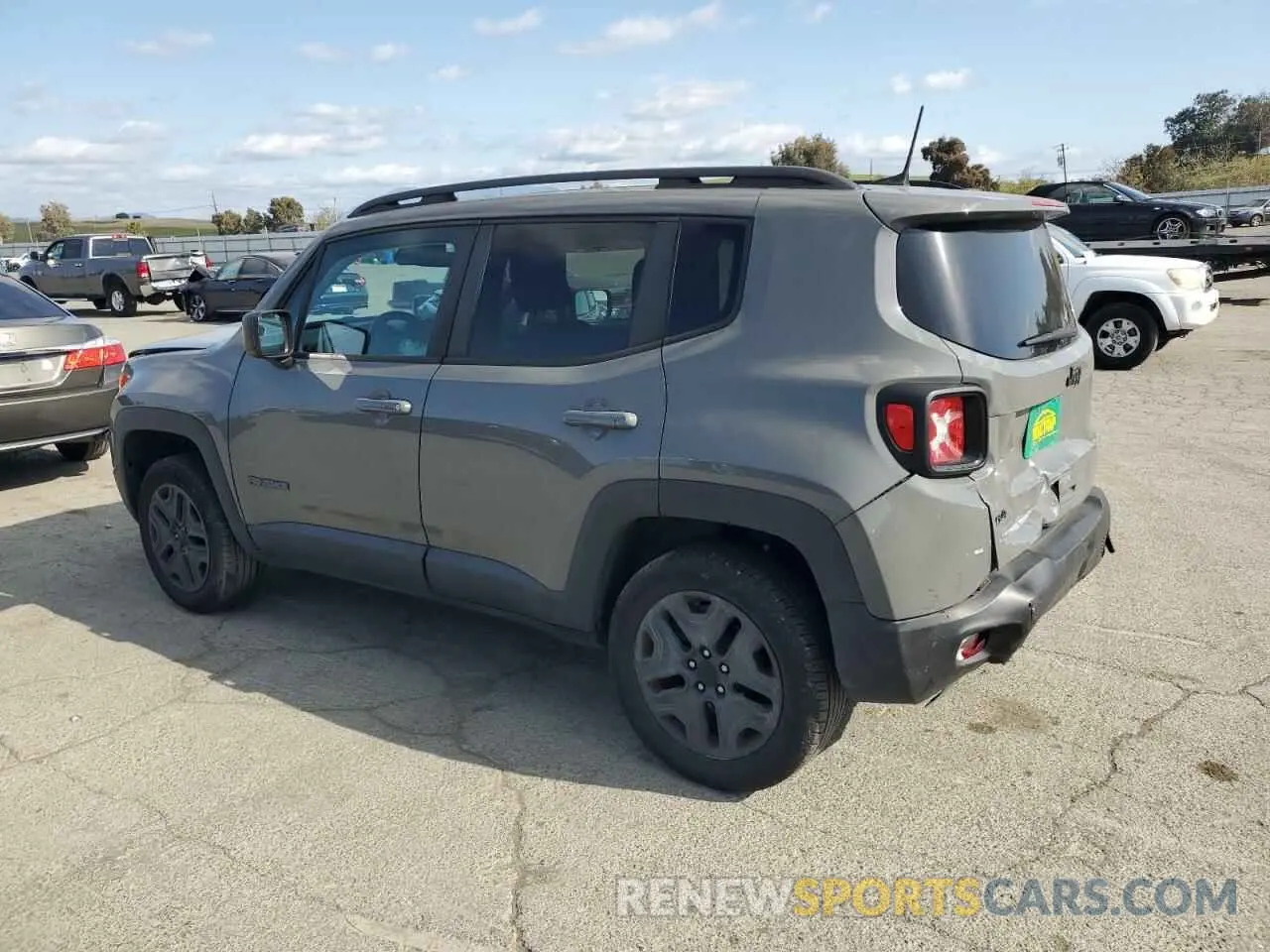 2 Photograph of a damaged car ZACNJBAB0KPK56387 JEEP RENEGADE 2019