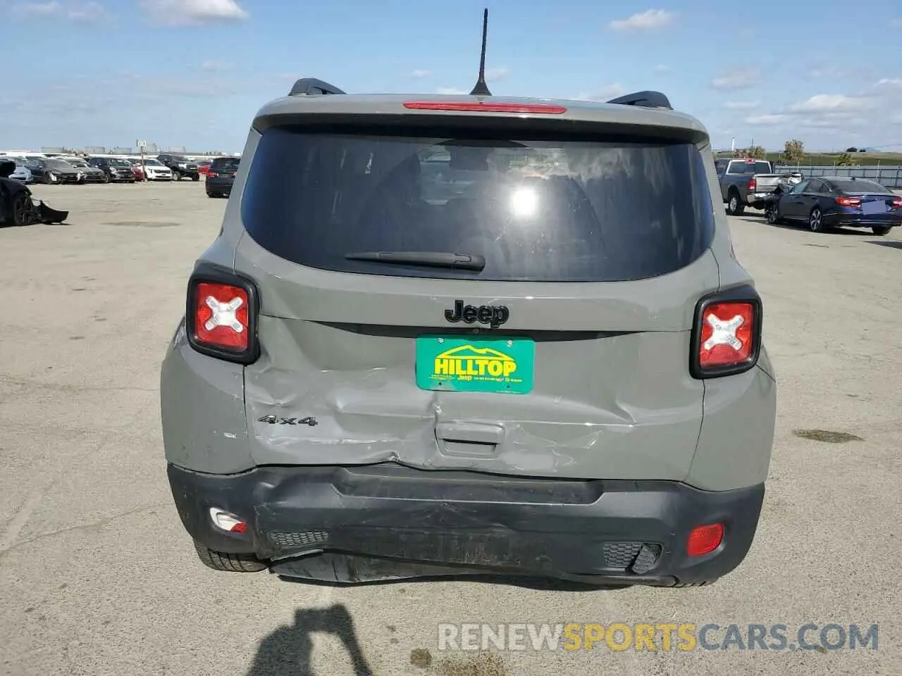 6 Photograph of a damaged car ZACNJBAB0KPK56387 JEEP RENEGADE 2019
