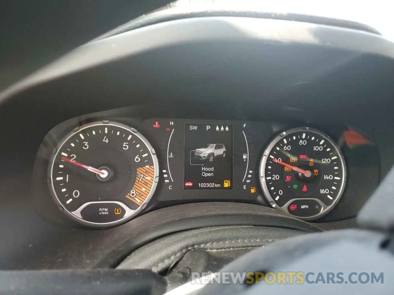 9 Photograph of a damaged car ZACNJBAB0KPK56387 JEEP RENEGADE 2019