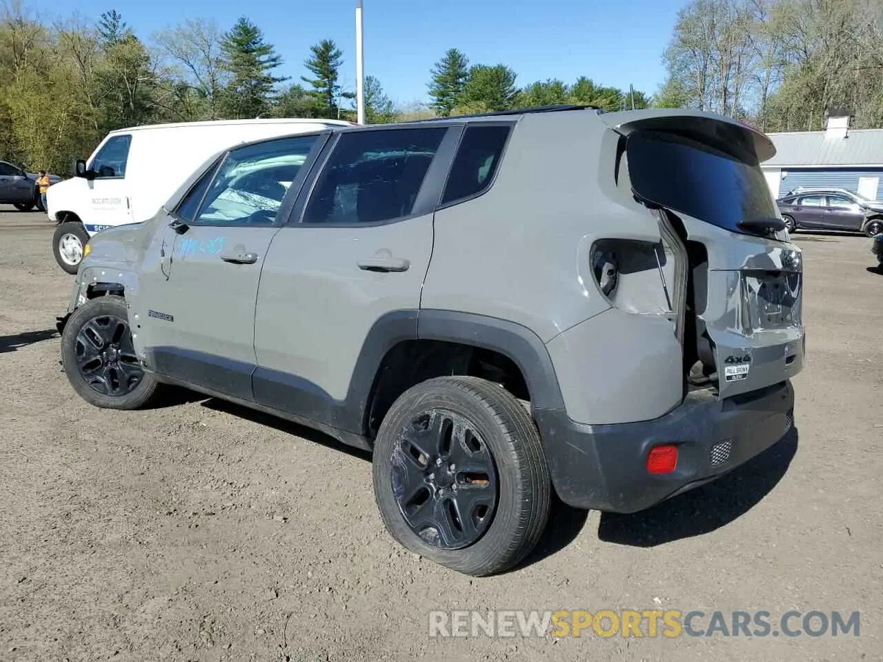 2 Photograph of a damaged car ZACNJBAB0KPK93696 JEEP RENEGADE 2019