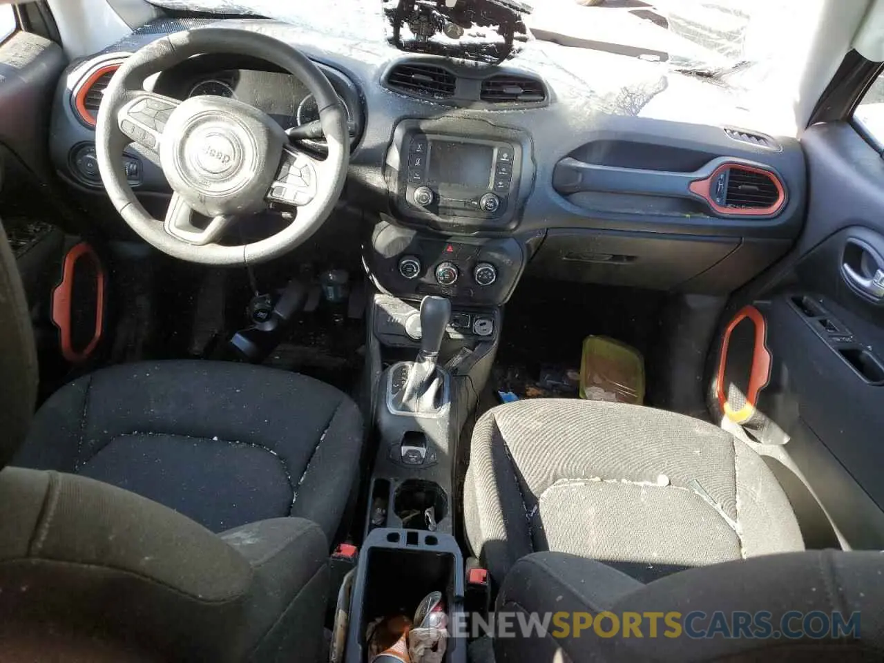 8 Photograph of a damaged car ZACNJBAB0KPK93696 JEEP RENEGADE 2019