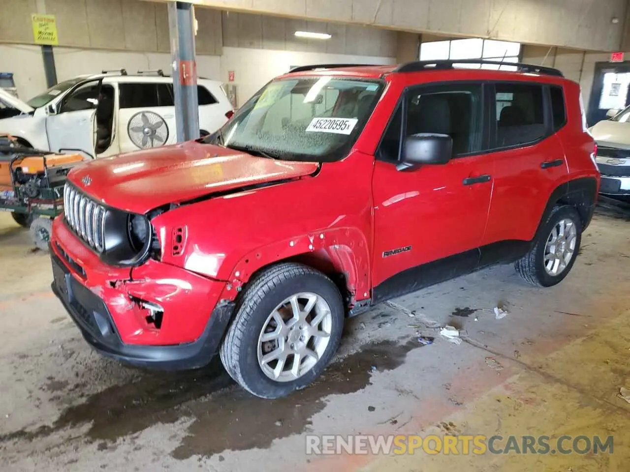 1 Photograph of a damaged car ZACNJBAB1KPJ83790 JEEP RENEGADE 2019