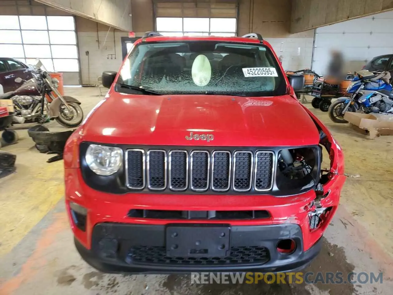 5 Photograph of a damaged car ZACNJBAB1KPJ83790 JEEP RENEGADE 2019