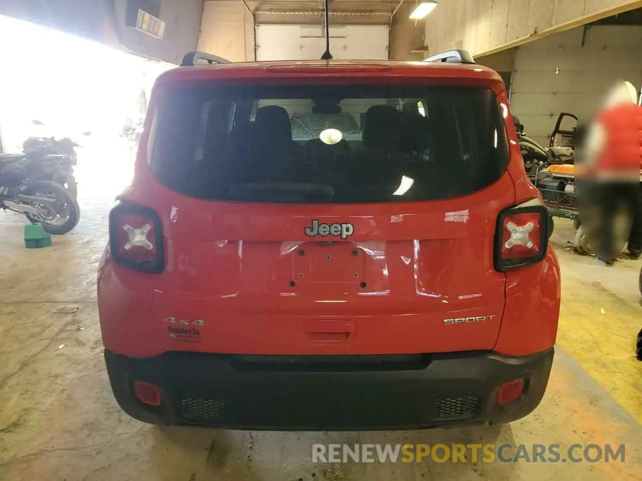6 Photograph of a damaged car ZACNJBAB1KPJ83790 JEEP RENEGADE 2019