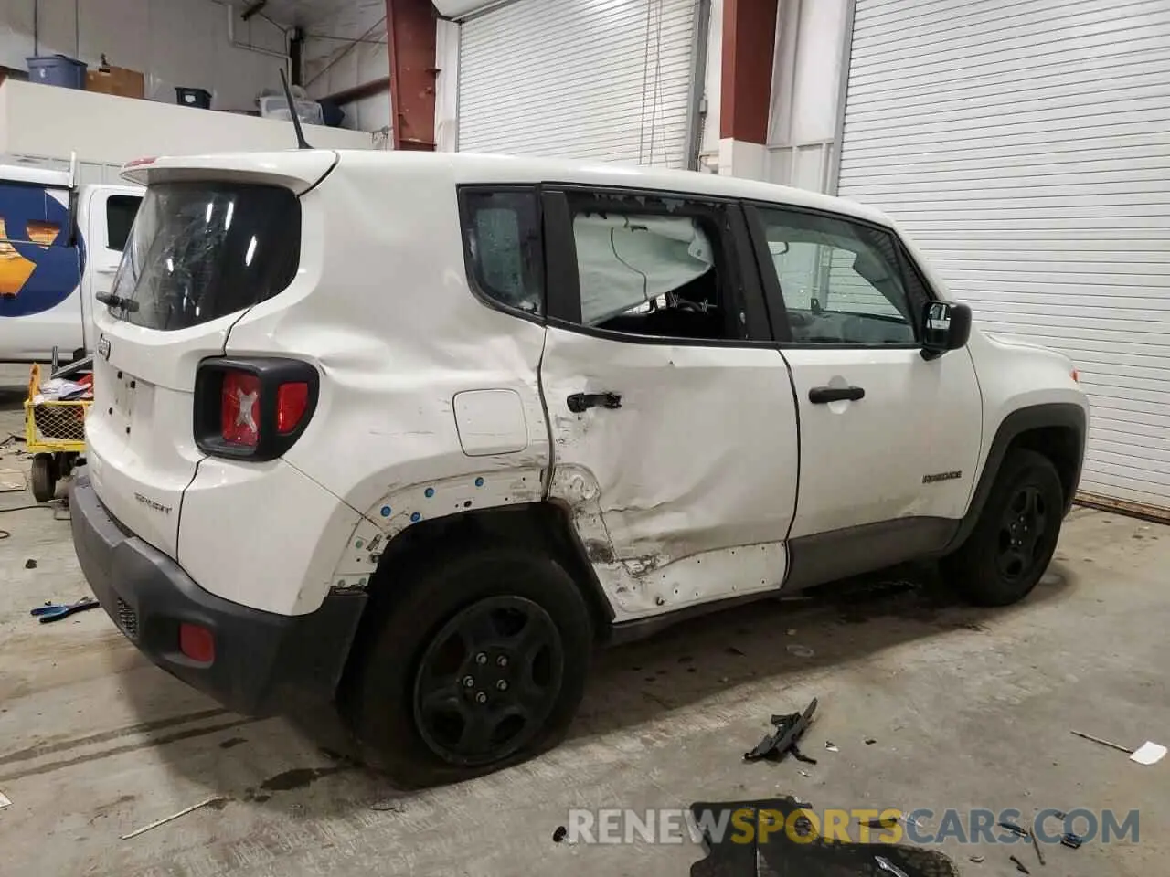 3 Photograph of a damaged car ZACNJBAB1KPK50551 JEEP RENEGADE 2019