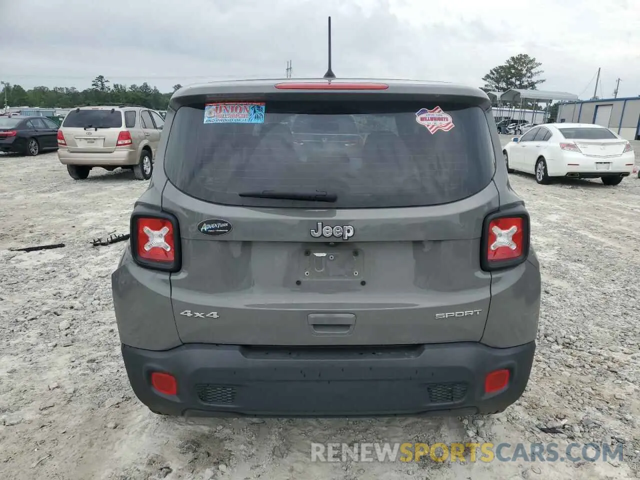 6 Photograph of a damaged car ZACNJBAB3KPK37977 JEEP RENEGADE 2019