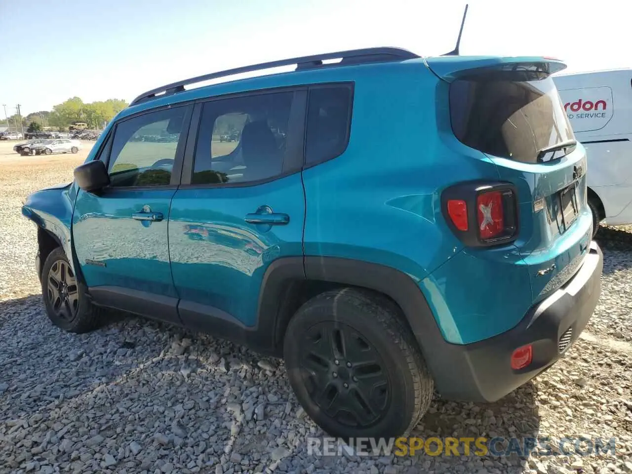 2 Photograph of a damaged car ZACNJBAB3KPK55556 JEEP RENEGADE 2019