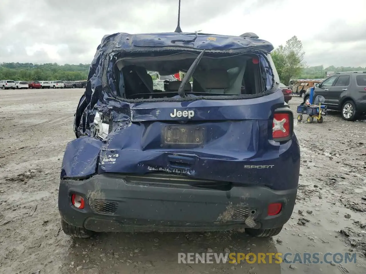 6 Photograph of a damaged car ZACNJBAB5KPJ80682 JEEP RENEGADE 2019