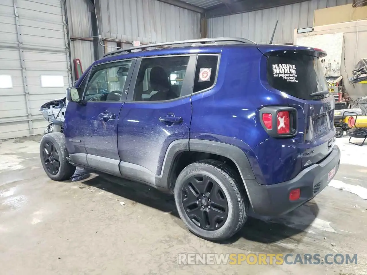 2 Photograph of a damaged car ZACNJBAB5KPK21165 JEEP RENEGADE 2019