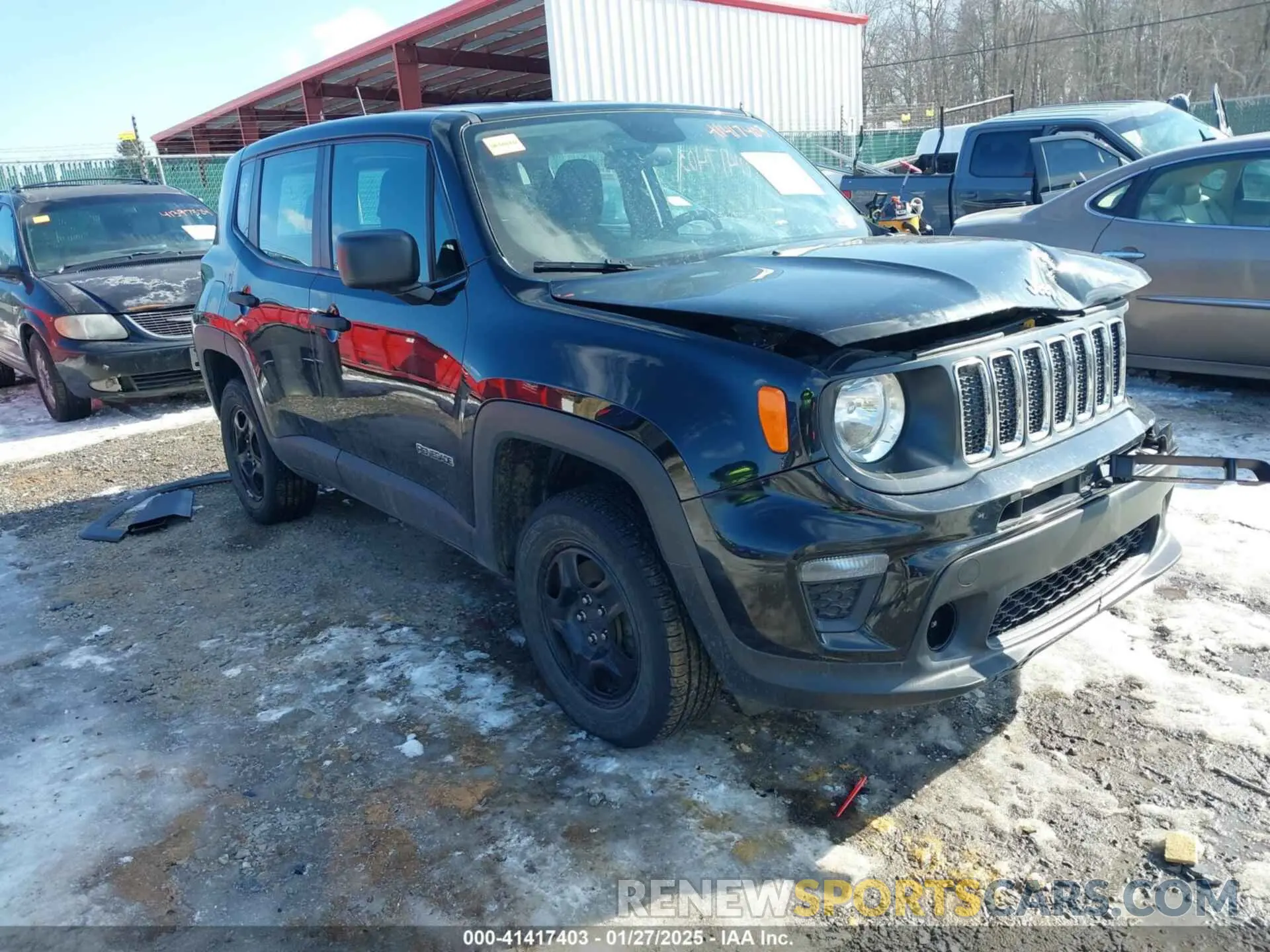 1 Photograph of a damaged car ZACNJBAB6KPJ76267 JEEP RENEGADE 2019