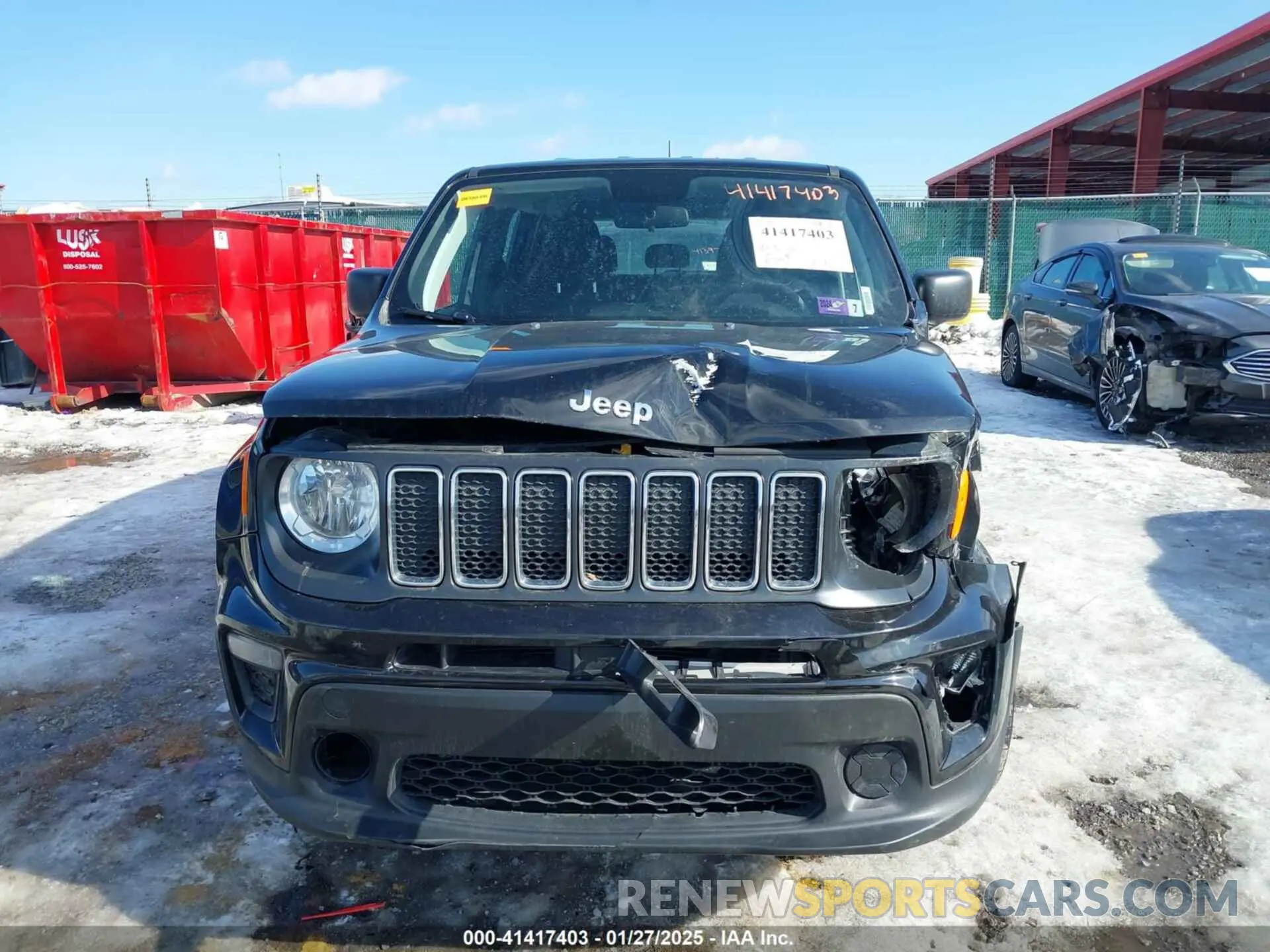 13 Photograph of a damaged car ZACNJBAB6KPJ76267 JEEP RENEGADE 2019
