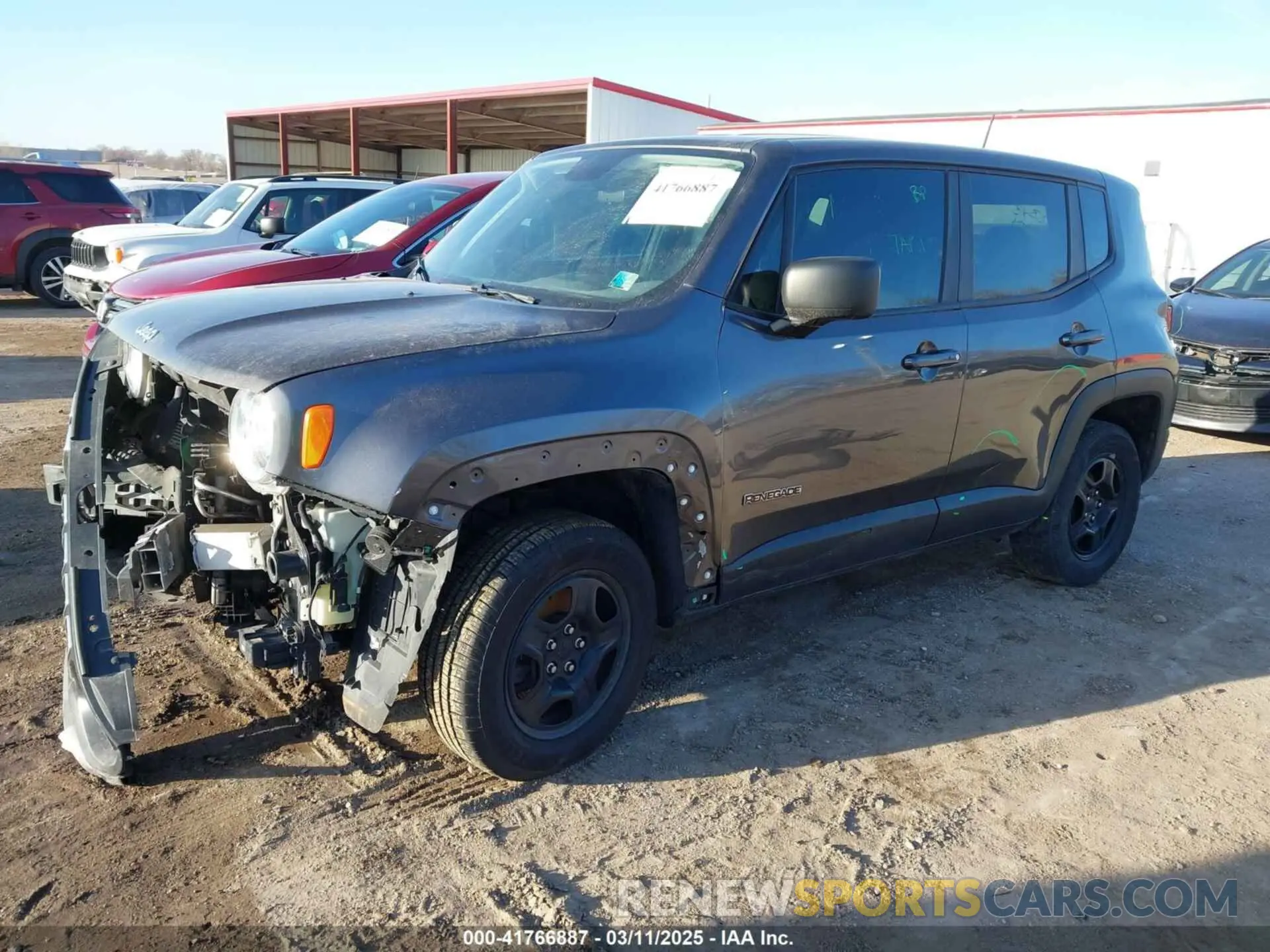 2 Photograph of a damaged car ZACNJBAB6KPJ80917 JEEP RENEGADE 2019