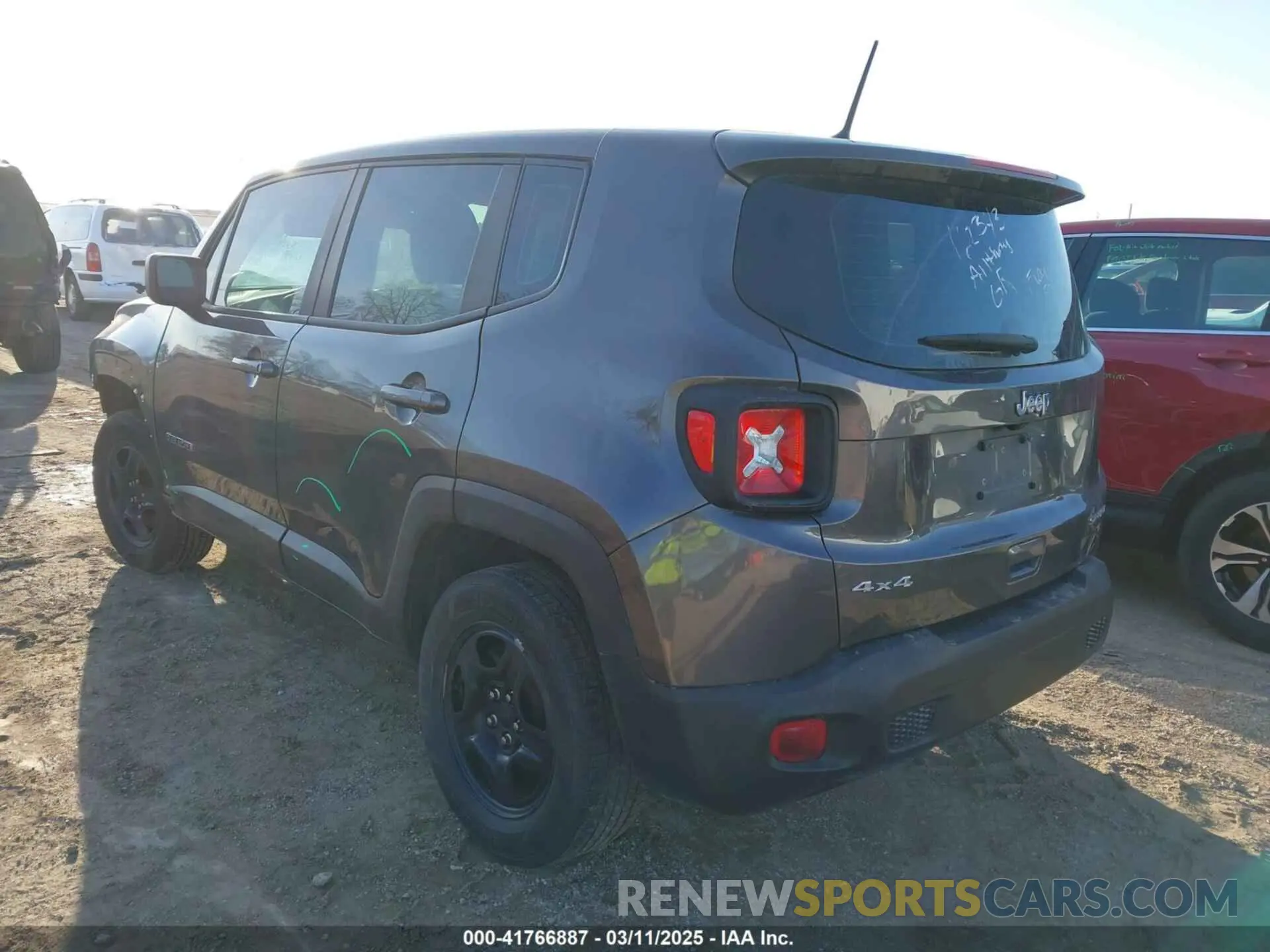 3 Photograph of a damaged car ZACNJBAB6KPJ80917 JEEP RENEGADE 2019