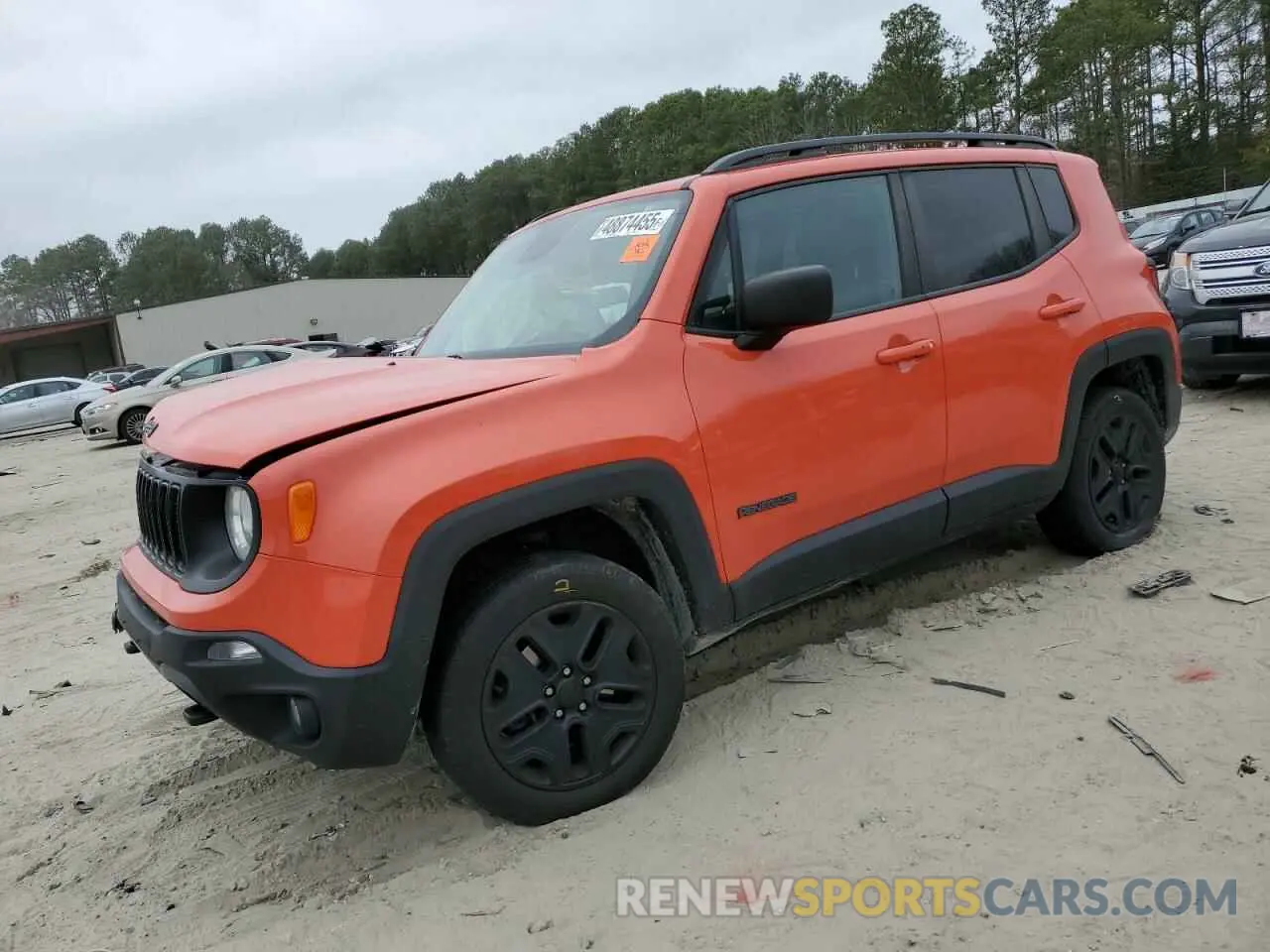 1 Photograph of a damaged car ZACNJBAB7KPK29607 JEEP RENEGADE 2019
