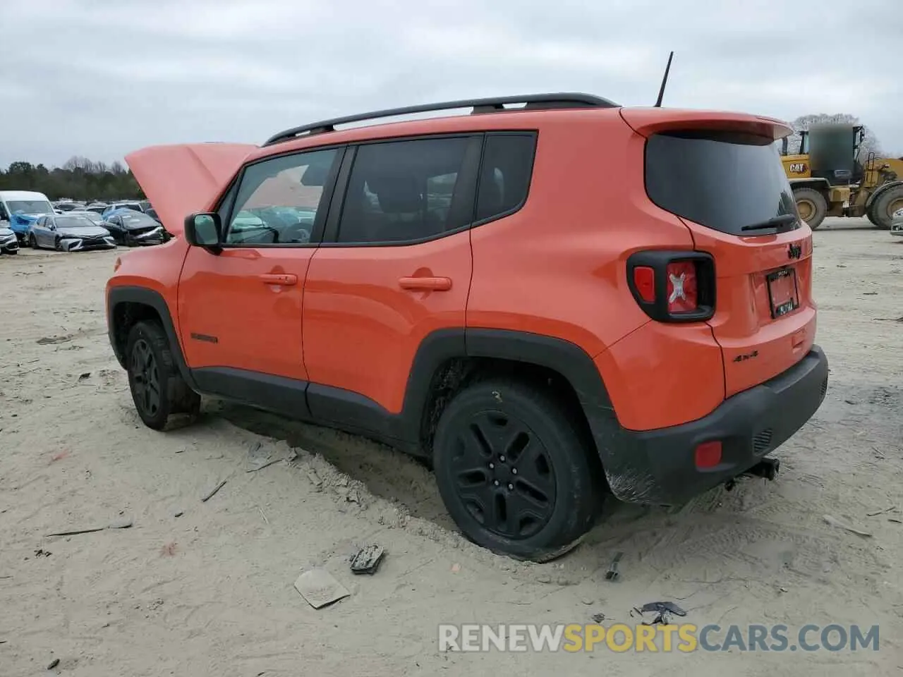 2 Photograph of a damaged car ZACNJBAB7KPK29607 JEEP RENEGADE 2019