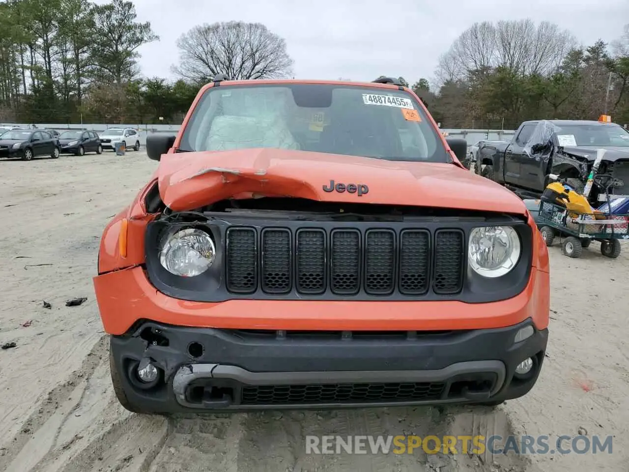 5 Photograph of a damaged car ZACNJBAB7KPK29607 JEEP RENEGADE 2019