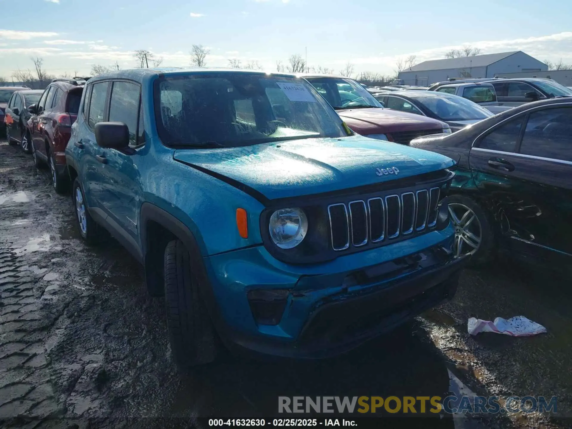 1 Photograph of a damaged car ZACNJBAB7KPK34175 JEEP RENEGADE 2019