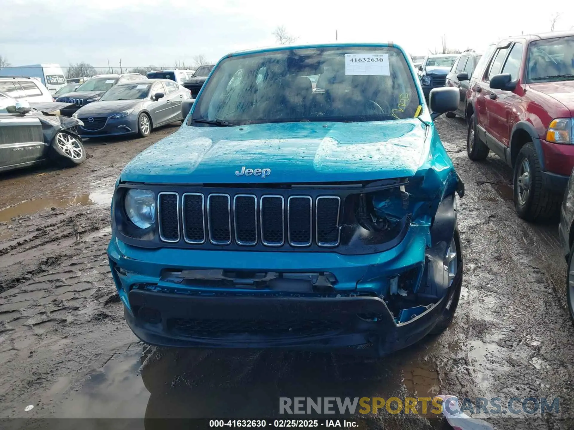 12 Photograph of a damaged car ZACNJBAB7KPK34175 JEEP RENEGADE 2019