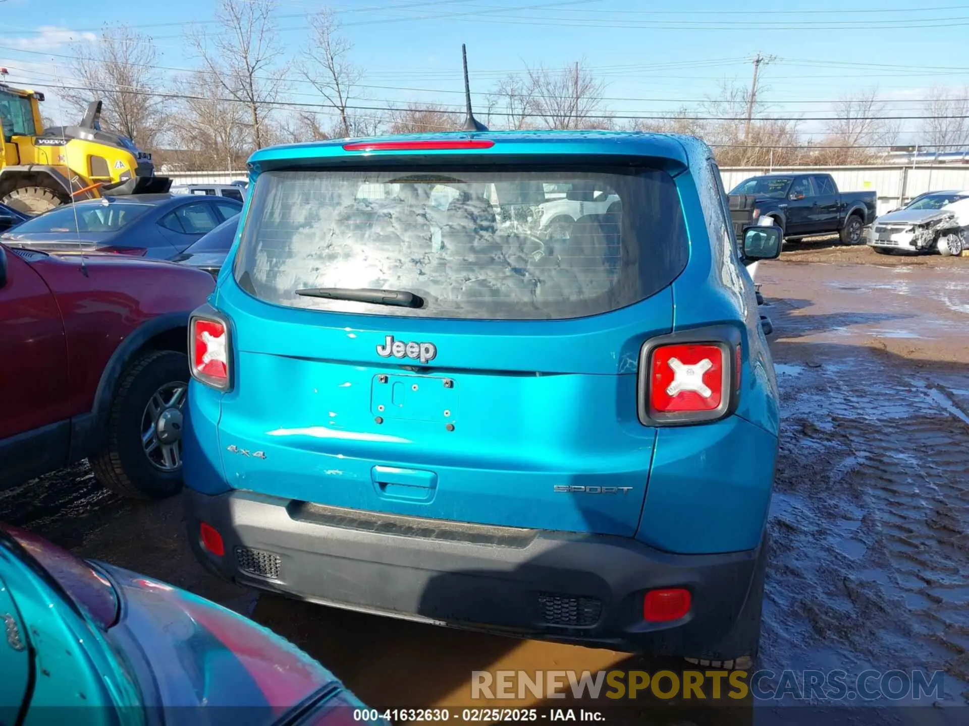16 Photograph of a damaged car ZACNJBAB7KPK34175 JEEP RENEGADE 2019