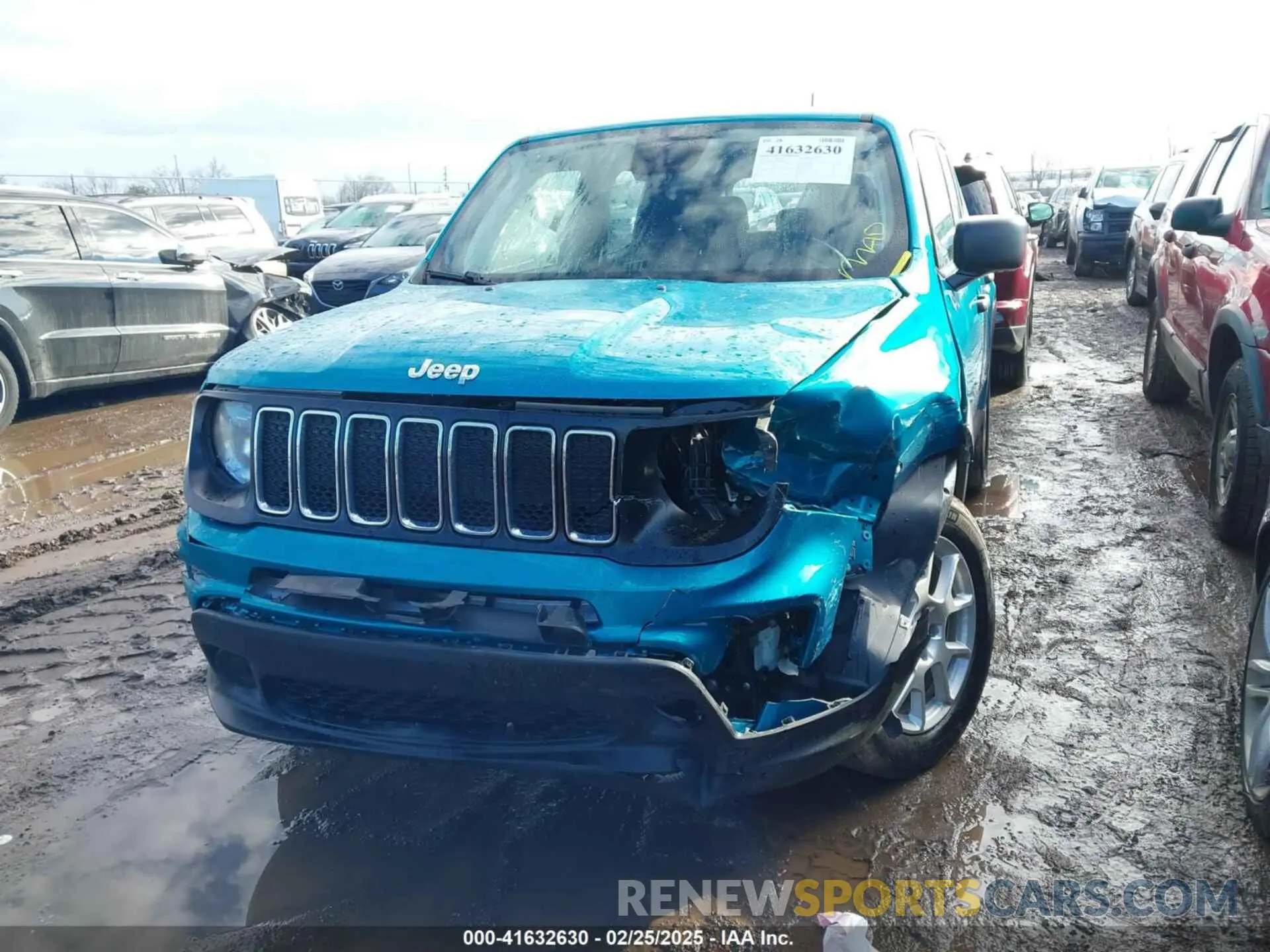 6 Photograph of a damaged car ZACNJBAB7KPK34175 JEEP RENEGADE 2019
