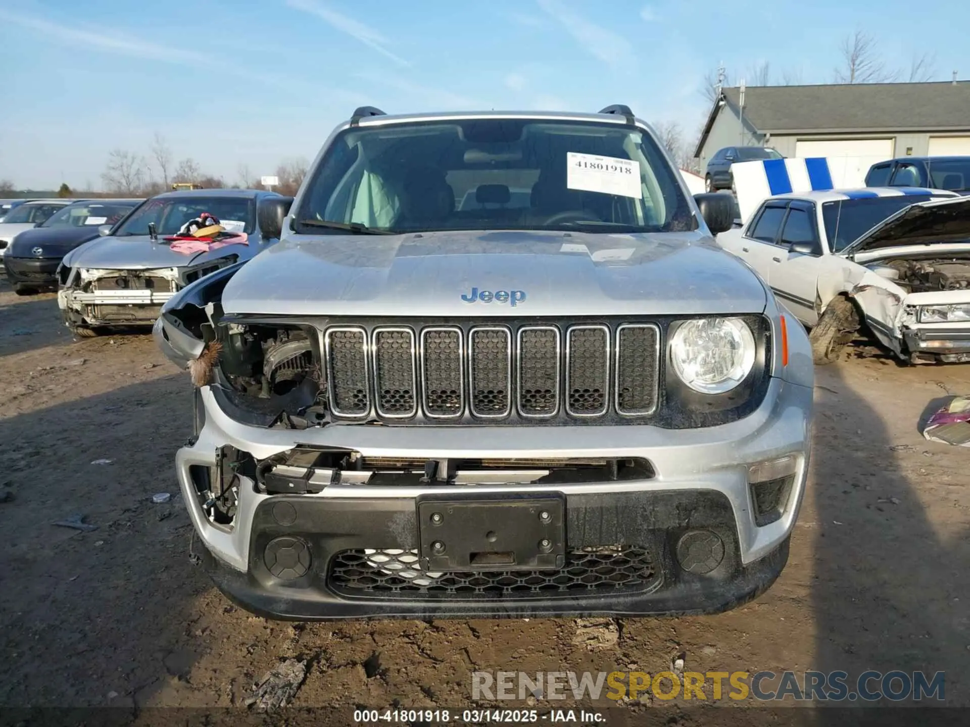 12 Photograph of a damaged car ZACNJBAB7KPK71811 JEEP RENEGADE 2019