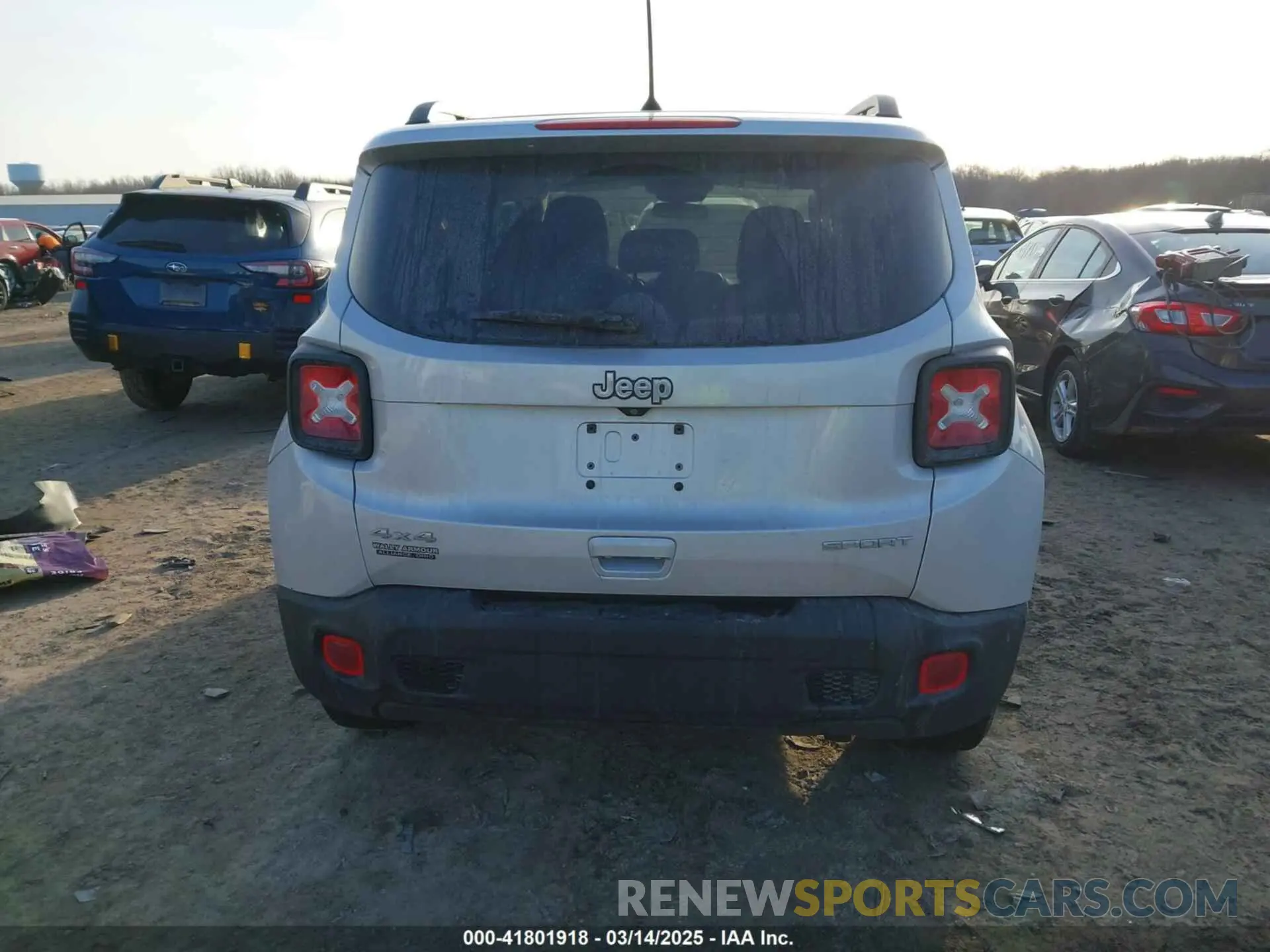 16 Photograph of a damaged car ZACNJBAB7KPK71811 JEEP RENEGADE 2019