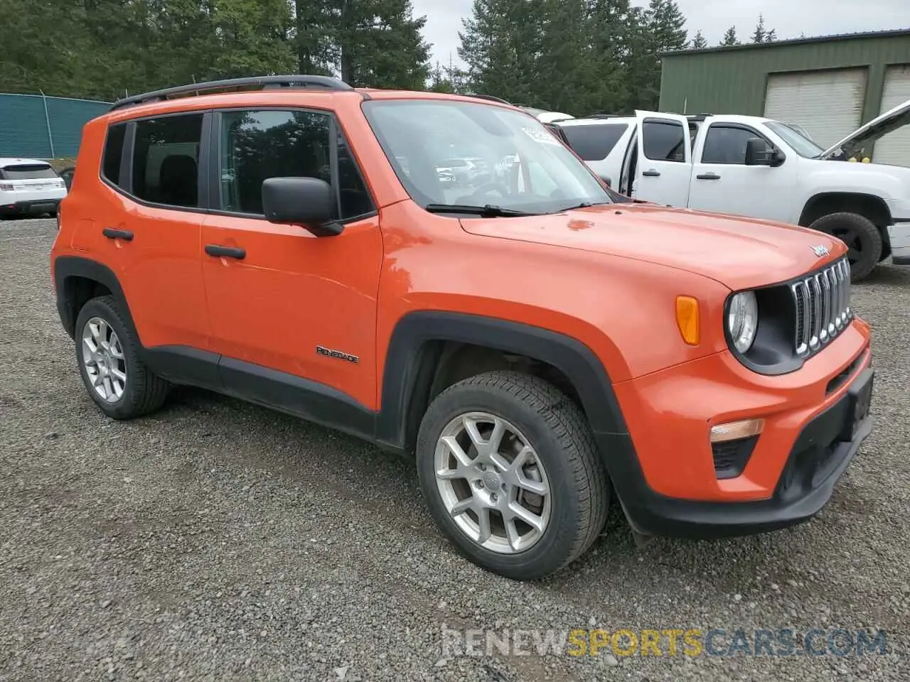 4 Photograph of a damaged car ZACNJBAB7KPK82176 JEEP RENEGADE 2019