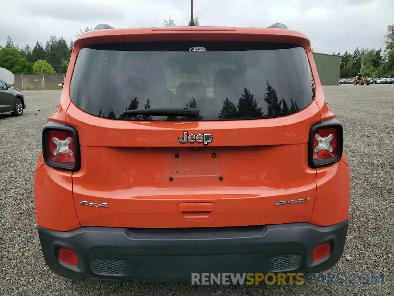 6 Photograph of a damaged car ZACNJBAB7KPK82176 JEEP RENEGADE 2019