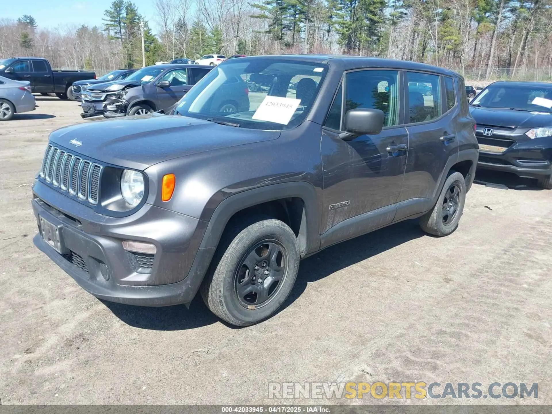 2 Photograph of a damaged car ZACNJBAB8KPK89007 JEEP RENEGADE 2019