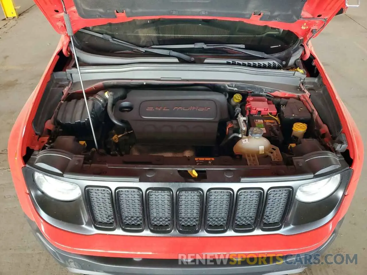 11 Photograph of a damaged car ZACNJBAB9KPK25459 JEEP RENEGADE 2019