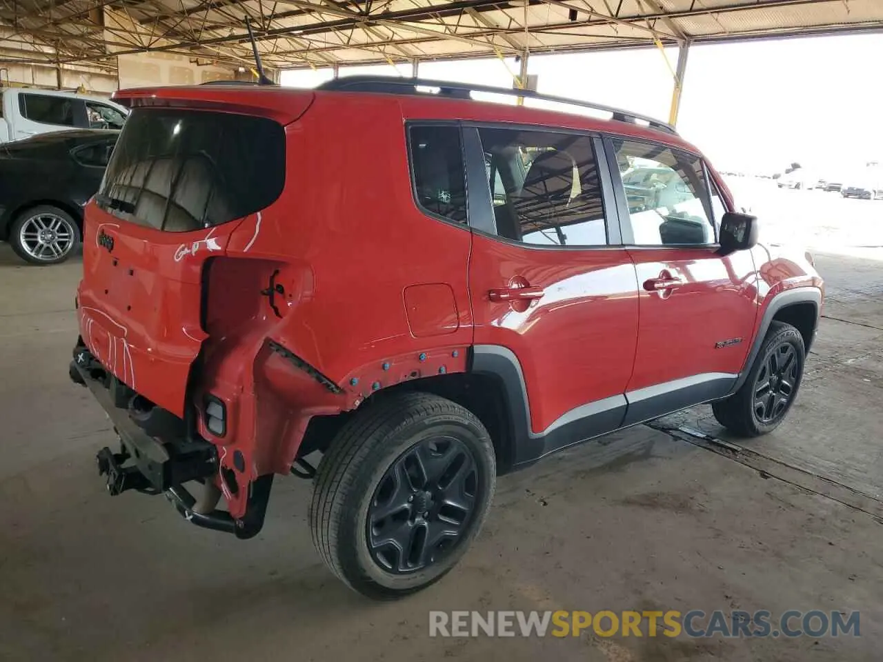 3 Photograph of a damaged car ZACNJBAB9KPK25459 JEEP RENEGADE 2019